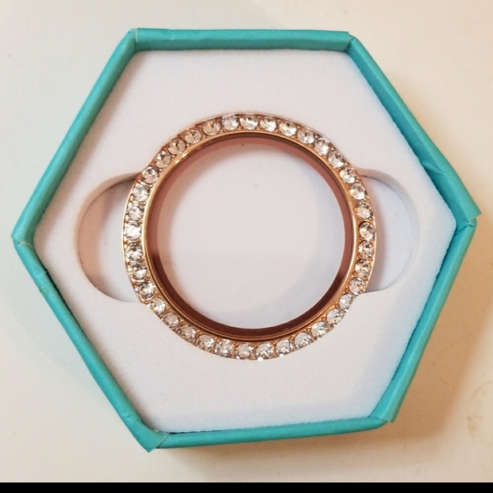 Origami Owl Rose Gold Face